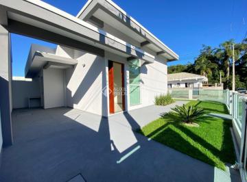 Casa · 152m² · 2 Quartos · Casa NOVA 2 dormitórios (1 suíte), no loteamento Lisboa 3 em Forquilhas São José - SC