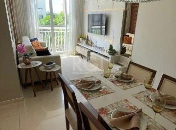 Apartamento · 57m² · 2 Quartos · 1 Vaga · Apartamento mobiliado, 2 quartos (1 suite), 1 vaga escriturada - Bairro Cavalhada