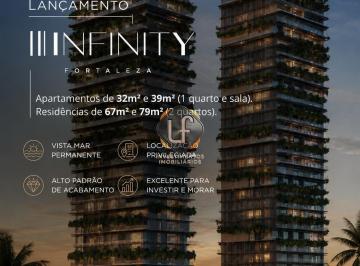 Apartamento · 1 Quarto · Infinity Fortaleza | Repasse Exclusivo Vista Mar | 1 Quarto Alto Padrão na Av. Beira-Mar | Moura Dub