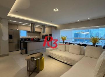 8033deb469e702cd0b61f6463d3433ecb2ed3971 · Apartamento Garden com 3 dormitórios à venda, 161 m² por R$ 3.200.000,00 - Boqueirão - Santos/SP
