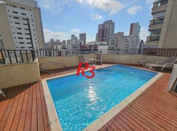 6a6b4b2d27c0229fffb41f016131646d0b41fff9 · Cobertura com 4 dormitórios à venda, 418 m² por R$ 5.000.000,00 - Boqueirão - Santos/SP