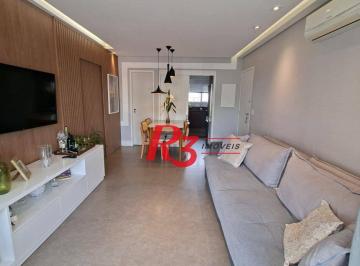 2629615354fd76c384909a38bcb77d1d631f11b9 · Apartamento com 2 dormitórios à venda, 77 m² por R$ 945.000,00 - Gonzaga - Santos/SP