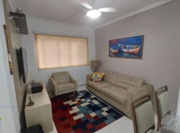 Apartamento · 83m² · 2 Quartos · 1 Vaga · Prédio Frente Mar no Forte - Apto 02 dorms, Mobiliado 520 mil