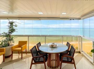 Apartamento · 330m² · 4 Quartos · 2 Vagas · Apartamento Frente Mar com 330m² na Praia de Itapuã – 4 Quartos, 3 Suítes e Lazer Completo