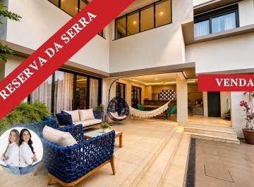 Casa · 393m² · 4 Quartos · 4 Vagas · Condomínio Reserva da Serra - Casa Contemporânea com Alto Padrão Construtivo no Reserva da Serra