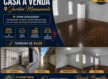 Casa · 100m² · 2 Quartos · 2 Vagas · Casa em Jardim Monumento, Piracicaba/SP de 100m² 2 quartos à venda por R$ 430.000,00