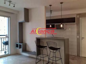 Apartamento · 55m² · 2 Quartos · 1 Vaga · Apartamento com 2 dormitórios, banheiro, vaga - Vila Augusta - Guarulhos