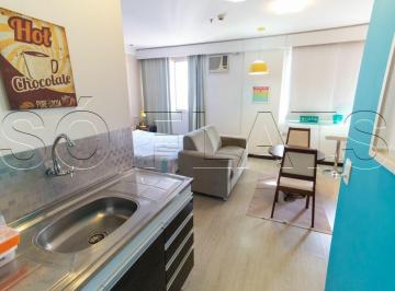 Apartamento · 25m² · 1 Quarto · 1 Vaga · Flat em Vila Olímpia, São Paulo/SP de 25m² 1 quartos para locação R$ 3.234,00/mes