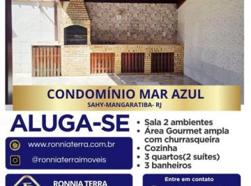 Casa · 94m² · 3 Quartos · 2 Vagas · Casa em , Mangaratiba/RJ de 94m² 3 quartos para locação R$ 2.505,00/mes
