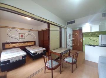 Apartamento · 32m² · 1 Quarto · 1 Vaga · Flat em Cidade Monções, São Paulo/SP de 32m² 1 quartos para locação R$ 2.800,00/mes