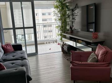 Apartamento · 82m² · 3 Quartos · 2 Vagas · CONDOMÍNIO LINKED MOOCA - Apartamento à venda com 82 m², 3 quartos, varanda e 2 vagas, Mooca, São Pa