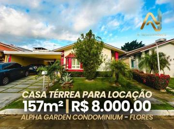 a0bb3a0c56234387889cc894e6c649b8e12bf05a · CASA COM 4 SUÍTES PARA LOCAÇÃO - Alpha Garden The Condominium - Flores