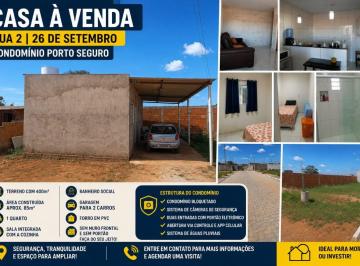 Casa de 1 quarto, Vicente Pires · CASA À VENDA NO 26 DE SETEMBRO | CONDOMÍNIO PORTO SEGURO | TERRENO 400M² E SEGURANÇA