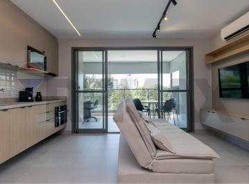 Apartamento · 50m² · 1 Quarto · 1 Vaga · Apartamento para locação em Higienópolis com 50m², mobiliado, varanda e 1 vaga