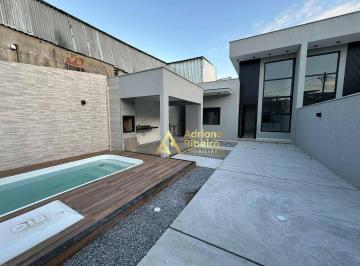 17ab5160d48403dd577a0f1bbc9d35820df94045 · Casa com 3 dormitórios à venda, 90 m² por R$ 380.000,00 - Aquarius (Tamoios) - Cabo Frio/RJ