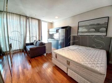 Apartamento · 35m² · 1 Quarto · 1 Vaga · Flat na Vila Olímpia, contendo 35m², 1 dormitório e 1 vaga a menos de 1 quarteirão da Av Faria Lima.