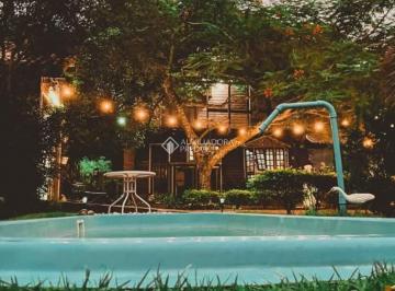 Casa · 187m² · 3 Quartos · CHALÉ DE MADEIRA COM PISCINA Junto Ao Lago Tarumã