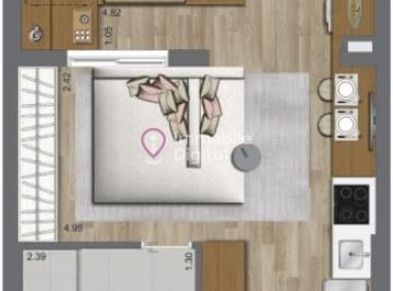 Apartamento · 28m² · 1 Quarto · Studio novo à venda ? 28m² | Condomínio Oriz | Campo Belo