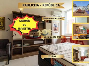 Apartamento · 20m² · 1 Quarto · Studio 20m² no Edifício Pauliceia | República | Design e Localização