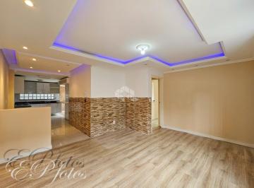 1 · Apartamento à venda semimobiliado com pátio 2 quartos/dormitorios, suite, vaga de garagem, Santa Mar