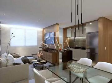 Sala de estar · Apartamento à venda com 64,01 m² no Serra 