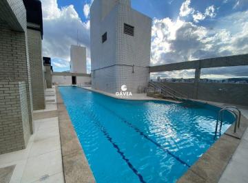PISCINA · Apartamento à Venda na Aparecida em Santos com 3 Dormitórios Porteira Fechada e Varanda Gourmet