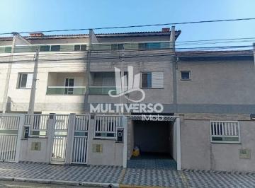Casa · 148m² · 3 Quartos · 1 Vaga · Sobrado à venda no Bairro Aviação (Praia Grande) — 3 dorms, varanda gourmet e quintal