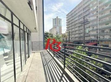 b74d80a58ef092e7eb84e11ed55dc23b5a552b66 · Sala, 104 m² - venda por R$ 425.000,00 ou aluguel por R$ 5.596,00 - Boqueirão - Santos/SP