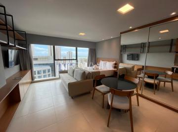 Apartamento · 30m² · 1 Quarto · 1 Vaga · Apartamento para alugar no Condomínio Icon, em Boa Viagem – 30,75m², mobiliado, ambientes integrados