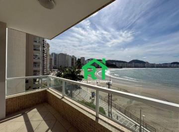 Sacada · Apartamento frente mar com 3 quartos (1 suíte), 1 vaga à venda em Jardim Astúrias, Guarujá