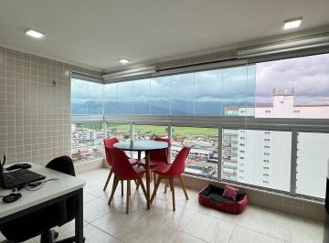 Apartamento · 81m² · 2 Quartos · 2 Vagas · Apartamento 2 Dormitórios com Suíte, Sacada Envidraçada e 2 Vagas no Caiçara, Praia Grande/SP