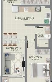 final 1.jpg · Apartamento, 2 dormitórios, 70.46 m², em Centro
