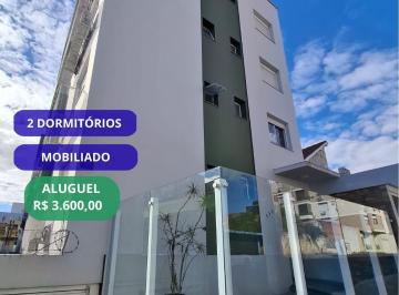 Apartamento · 100m² · 2 Quartos · 1 Vaga · Apartamento mobiliado com duas sacadas e duas suítes região Central de Santa Mar