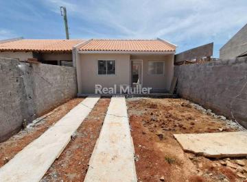 Casa de 2 quartos, Curitiba · CASA NOVA COM 45 M2 COM AMPLO ESPAÇO DE TERRENO - ATUBA/CURITIBA