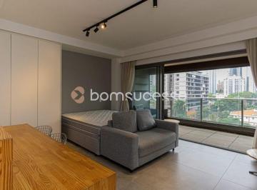 Apartamento · 41m² · 1 Quarto · 1 Vaga · Edifício Habitarte Verde - Apartamento com 1 dormitório para alugar, 41 m² por R$ 5.500,00/mês - Bro