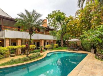 Casa · 622m² · 4 Quartos · 6 Vagas · Imponente Casa de Alto Padrão à Venda em Jardim Cordeiro, São Paulo-SP: 4 quarto
