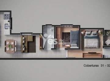 img1 · Cobertura 93,8 m2 no Bairro Campestre 2 Vagas REF: 18091