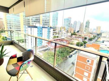 e95438c5157b76f9b05349103e3a4988d621e1e0 · Apartamento com 3 dormitórios à venda, 128 m² por R$ 1.750.000,00 - Boqueirão - Santos/SP