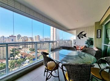 16dcf5a4ff274e480be475f4bfc2458dddb7aab6 · Apartamento com 3 dormitórios à venda, 181 m² por R$ 2.600.000,00 - Gonzaga - Santos/SP