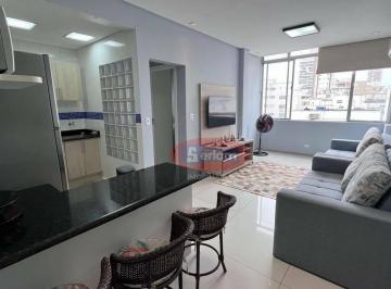 6e1264d725841b8c6bc2de818ce3feffe2b3fd8b · Apartamento com 1 dormitório à venda, 60 m² por R$ 490.000,00 - Gonzaga - Santos/SP