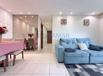 Apartamento · 68m² · 3 Quartos · 1 Vaga · Residencial All – Apartamento Totalmente Mobiliado de 3 Quartos sendo 1 Suíte com Vaga de Garagem – 