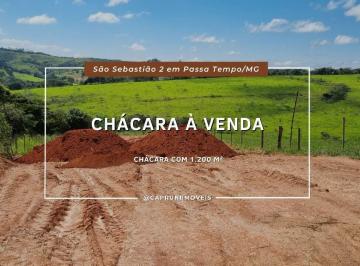 Rural · 1200m² · Chácara/Lote de 1.200m² à Venda no São Sebastião 2 em Passa Tempo/MG – Terraplanagem Pronta