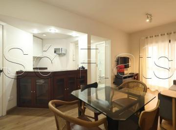 Apartamento · 42m² · 1 Quarto · 1 Vaga · Flat mobiliado na Vila Nova Conceição, próx a Av Sto Amaro, FMU e Pq. do Ibirapuera. Consulte-nos.