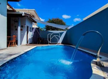 Área da piscina  · Casa com 3 suítes para locação no Condomínio Jardim Santa Clara em Indaiatuba, R$ 12.500,00