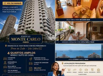 Apartamento · 186m² · 4 Quartos · 2 Vagas · Apartamento à venda - na Praia da Costa