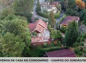 Casa · 220m² · 6 Quartos · 6 Vagas · "Casa tipo sobrado mobiliada em Condomínio Fechado na Vila Imbirí em Campos do Jordão SP"