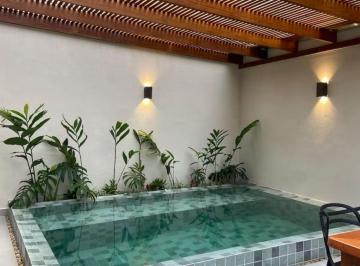 Casa de 3 quartos, Praia Grande · Casa com 280 mts², 3 quartos, piscina e churrasqueira em Jardim Real Praia Grande