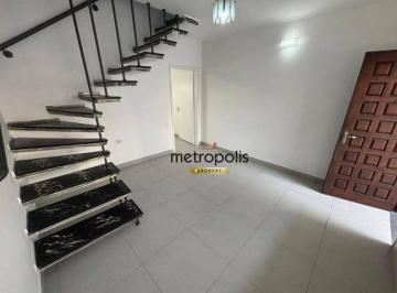 Sala · Sobrado com 2 dormitórios para alugar, 80 m² por R$ 3.440,00/mês - Osvaldo Cruz - São Caetano do Sul