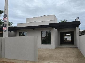 Casa · 87m² · 3 Quartos · 2 Vagas · Casa nova na Barra do Saí em Itapoá SC, 03 dormitórios e espaço de terreno nos fundos!