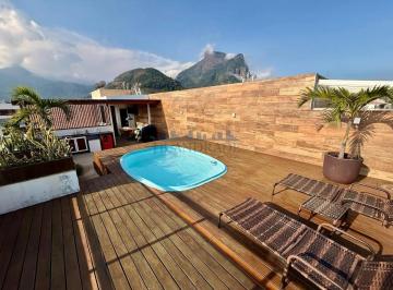 289710.jpg · Jardim Oceânico – Cobertura Duplex | 4 Quartos (3 Suítes) | 4 Vagas | Vista Pedra da Gávea | Lazer n
